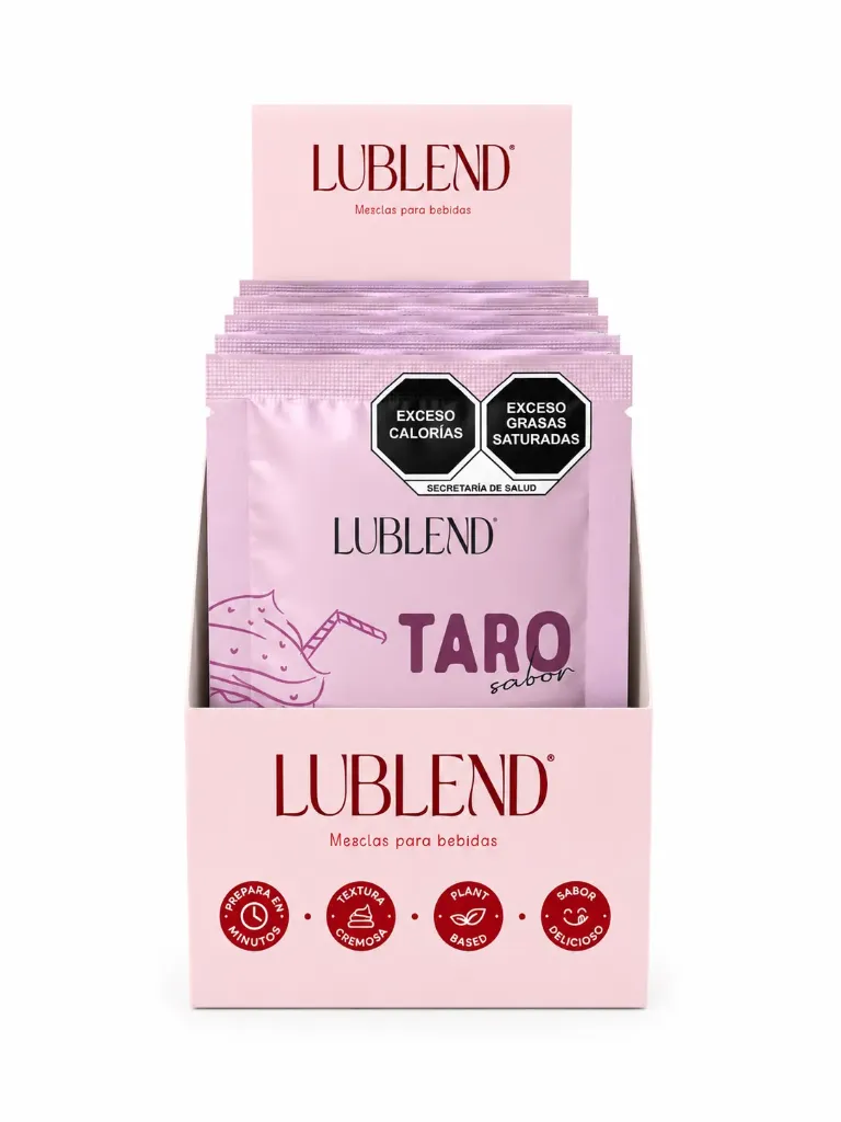 [TAR-12S-30g] Bebida en Polvo Taro | Caja 12 Sobres de 50g