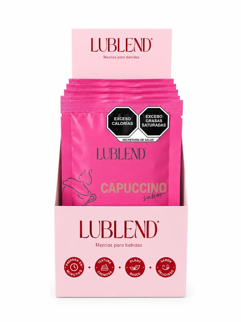 [CAP-12S-30g] Bebida en Polvo Capuccino | Caja 12 Sobres de 50g